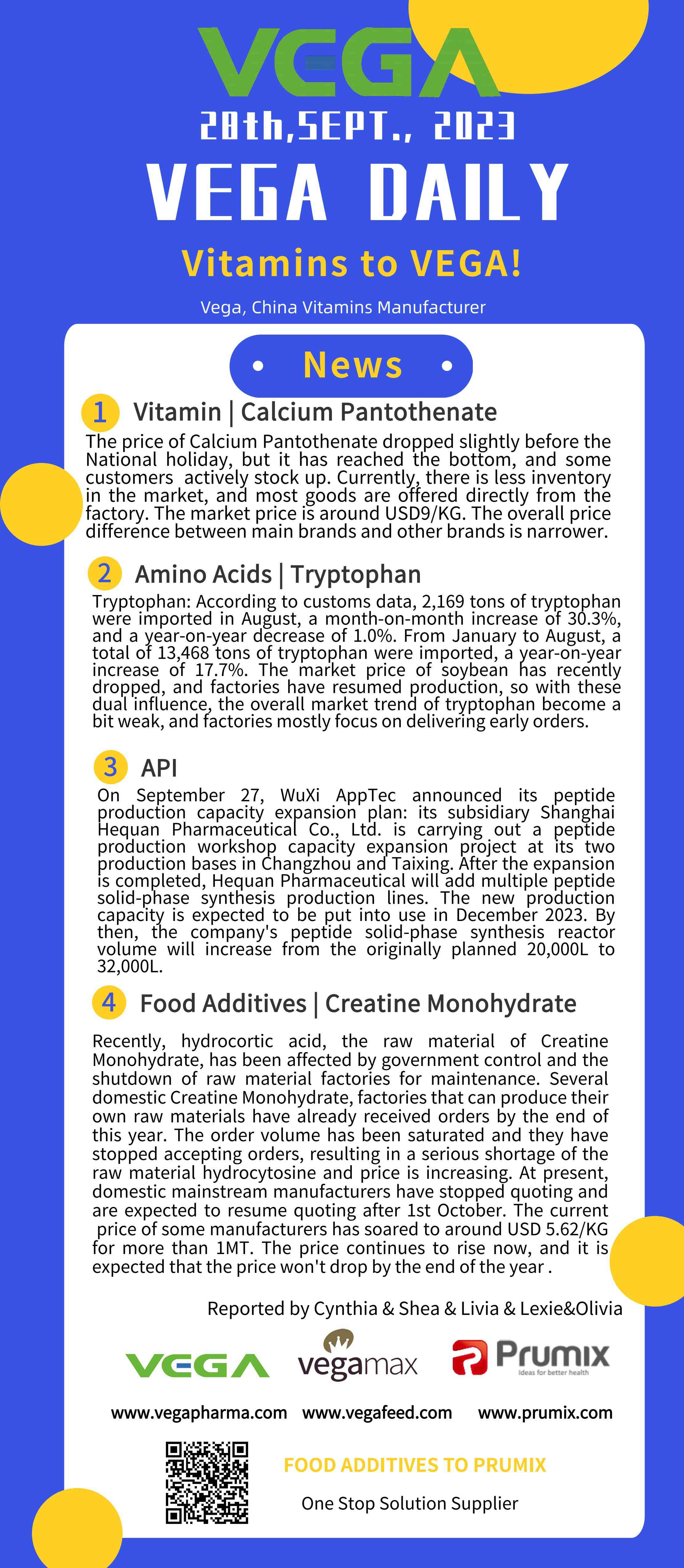 Vega Daily Dated on Sept 28th 2023 Vitamin Tryptophan API Creatine Monohydrate.jpg